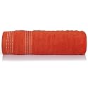 Casa Copenhagen - Egyptian Cotton Elegance 1 Pcs Large Bath Towel (75 X 150cm) Colour : Orange
