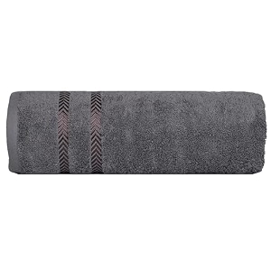 casa copenhagen - egyptian cotton ember 1 pcs large bath towel 75 x 150cm colour  granite grey