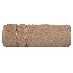 casa copenhagen - egyptian cotton ember 1 pcs large bath towel 75 x 150cm colour  beige