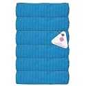 Casa Copenhagen - Egyptian Cotton Emerald 6 Pcs Face Towel (30 X 30 cm) Colour : Hawain Ocean