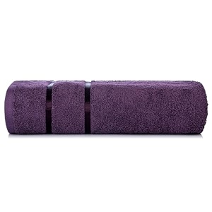casa copenhagen - egyptian cotton eternal 1 pcs face towel 75 x 150 cm colour  plum purple