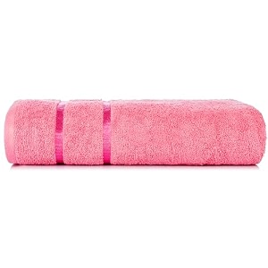 casa copenhagen - egyptian cotton eternal 1 pcs large bath towel 75 x 150 cm colour  flamingo pink