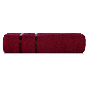 casa copenhagen - egyptian cotton eternal 1 pcs large bath towel 75 x 150 cm colour  cabernet red