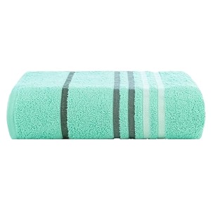casa copenhagen - egyptian cotton exotic 1 pcs large bath towel 75 x 150cm colour  aque blue