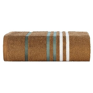 casa copenhagen - egyptian cotton exotic 1 pcs large bath towel 75 x 150cm colour  brown