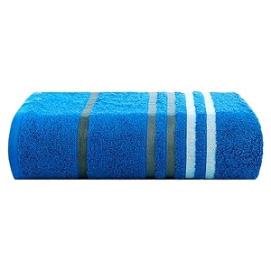 casa copenhagen - egyptian cotton exotic 1 pcs large bath towel 75 x 150cm colour  electric blue