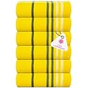 Casa Copenhagen - Egyptian Cotton Exotic 6 Pcs Face Towel (30 X 30 cm) Colour : Butter Yellow