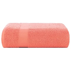 casa copenhagen - egyptian cotton feather lite 1 pcs large bath towel 75 x 150cm colour  malibu peach