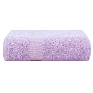 casa copenhagen - egyptian cotton feather lite 1 pcs large bath towel 75 x 150cm colour  purple rose