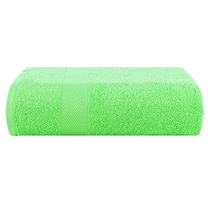 casa copenhagen - egyptian cotton feather lite 1 pcs large bath towel 75 x 150cm colour  lime green