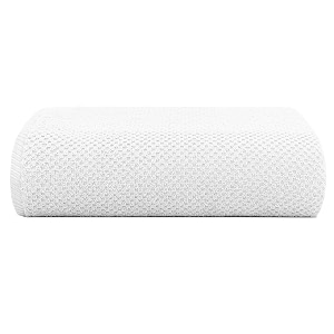 casa copenhagen - egyptian cotton popcorn 1 pcs large bath towel 75 x 150cm colour  white