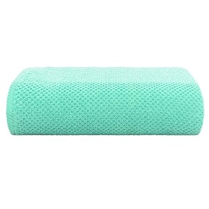 casa copenhagen - egyptian cotton popcorn 1 pcs large bath towel 75 x 150cm colour  aque blue