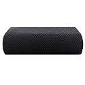 Casa Copenhagen - Egyptian Cotton Popcorn 1 Pcs Large Bath Towel (75 X 150cm) Colour : Black
