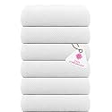 Casa Copenhagen - Egyptian Cotton Popcorn6 Pcs Face Towel (30 X 30 cm) Colour : White