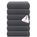 Casa Copenhagen - Egyptian Cotton Popcorn6 Pcs Face Towel (30 X 30 cm) Colour : Pine Grey