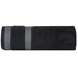 casa copenhagen - egyptian cotton solitiare 1 pcs large bath towel 75 x 150cm colour  pine grey