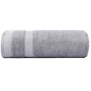 casa copenhagen - egyptian cotton solitiare 1 pcs large bath towel 75 x 150cm colour  grey violet