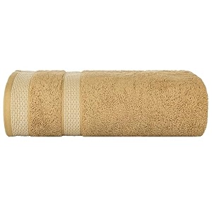 casa copenhagen - egyptian cotton solitiare 1 pcs large bath towel 75 x 150cm colour  beige
