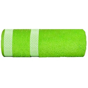 casa copenhagen - egyptian cotton solitiare 1 pcs large bath towel 75 x 150cm colour  lime green
