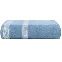 Casa Copenhagen - Egyptian Cotton Solitiare 1 Pcs Large Bath Towel (75 X 150cm) Colour : Dusty Blue