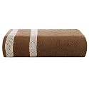 Casa Copenhagen - Egyptian Cotton Solitiare 1 Pcs Large Bath Towel (75 X 150cm) Colour : Brown