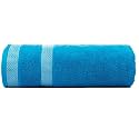 Casa Copenhagen - Egyptian Cotton Solitiare 1 Pcs Large Bath Towel (75 X 150cm) Colour : Teal Blue