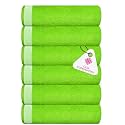 Casa Copenhagen - Egyptian Cotton Solitiare 6 Pcs Face Towel (30 X 30 cm) Colour : Lime Green