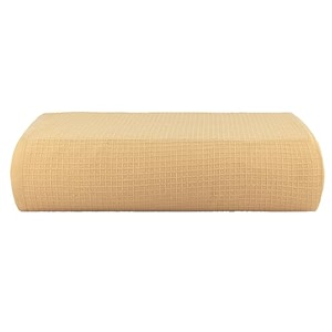 casa copenhagen - egyptian cotton waffle 1 pcs large bath towel 75 x 150cm colour  beige