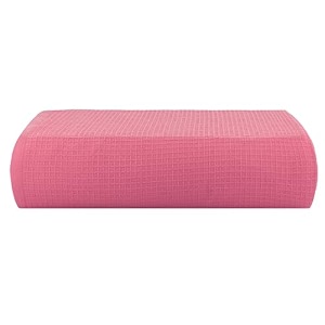 casa copenhagen - egyptian cotton waffle 1 pcs large bath towel 75 x 150cm colour  pink