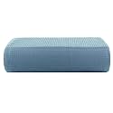 Casa Copenhagen - Egyptian Cotton Waffle 1 Pcs Large Bath Towel (75 X 150cm) Colour : Dusty Blue