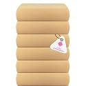 Casa Copenhagen - Egyptian Cotton Waffle 6 Pcs Face Towel (30 X 30 cm) Colour : Beige