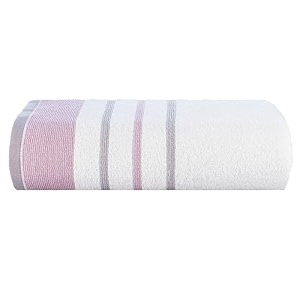 casa copenhagen - egyptian cotton white bay 1 pcs large bath towel 75 x 150cm colour  lavenderlight grey