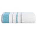 Casa Copenhagen - Egyptian Cotton White Bay 1 Pcs Large Bath Towel (75 X 150cm) Colour : Teal/Grey