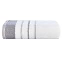 Casa Copenhagen - Egyptian Cotton White Bay 1 Pcs Large Bath Towel (75 X 150cm) Colour : Dark Grey/Light Grey