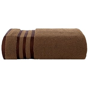 casa copenhagen - egyptian cotton zero twist 1 pcs large bath towel 75 x 150cm colour  brown
