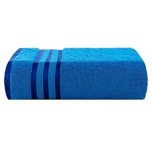casa copenhagen - egyptian cotton zero twist 1 pcs large bath towel 75 x 150cm colour  electric blue
