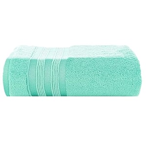 casa copenhagen - egyptian cotton zero twist 1 pcs large bath towel 75 x 150cm colour  aque blue