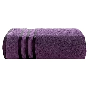 casa copenhagen - egyptian cotton zero twist 1 pcs large bath towel 75 x 150cm colour  dark purple