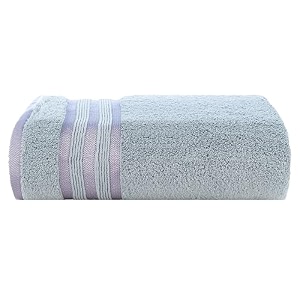 casa copenhagen - egyptian cotton zero twist 1 pcs large bath towel 75 x 150cm colour  grey violet