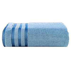 casa copenhagen - egyptian cotton zero twist 1 pcs large bath towel 75 x 150cm colour  dusty blue