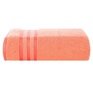 casa copenhagen - egyptian cotton zero twist 1 pcs large bath towel 75 x 150cm colour  malibu peach