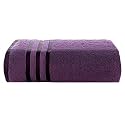 Casa Copenhagen - Egyptian Cotton Zero Twist 1 Pcs Large Bath Towel (75 X 150cm) Colour : Dark Purple