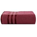 Casa Copenhagen - Egyptian Cotton Zero Twist 1 Pcs Large Bath Towel (75 X 150cm) Colour : Burgundy