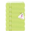 Casa Copenhagen - Egyptian Cotton Zero Twist 6 Pcs Face Towel (30 X 30 cm) Colour : Lime Green