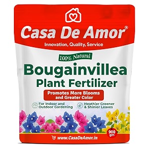 casa de amor bougainvillea organic fertilizer  promotes vibrant blooms amp intense color  ideal for flowering vines amp outdoor plants  900 gm