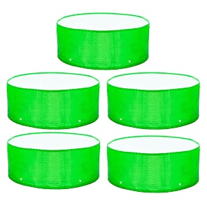 casa de amor premium hdpe uv protected 260 gsm round shaped green colour plants grow bags suitable for terrace and vegetable gardening size 12x6 inches pack of 5