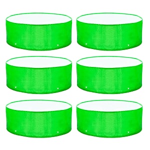 casa de amor premium hdpe uv protected 260 gsm round shaped green colour plants grow bags suitable for terrace and vegetable gardening size 18x9 inches pack of 6
