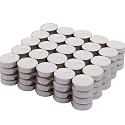 150% Pure Wax Tealight Candles (White, Pack of 150), Unscented tealight candles for decoration/festivals/aromatherapy