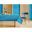 CASA-NEST 4 Seater Centre Table Cover, Table Cloth Plain Color Size 36x54 Inch,Washable Quality Cotton Jute Table Cover (FIROZI)