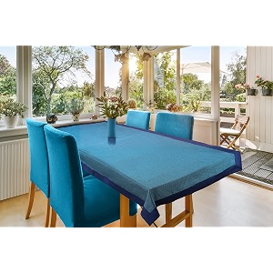 casa-nest khadi cotton table coverwashable quality solid color table covercentre table coversize 36 l x54 w inch royal blue khadi001